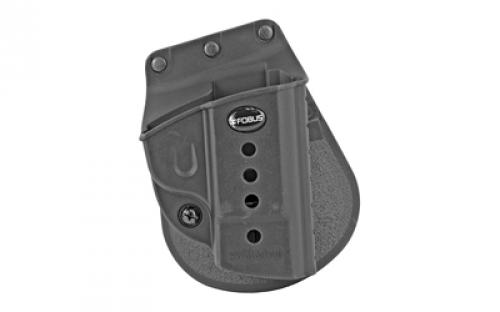 Fobus E2 Paddle Holster, Fits S&W 9mm/40/45 Compact & Full Size, Right Hand, Kydex, Black SWMP