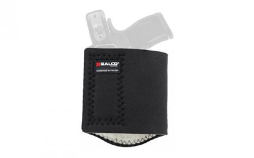 Galco Ankle Glove Ankle Holster, Fits SIG-SAUER P365XL w/o Red Dot, Right Hand, Black Leather AG870RB