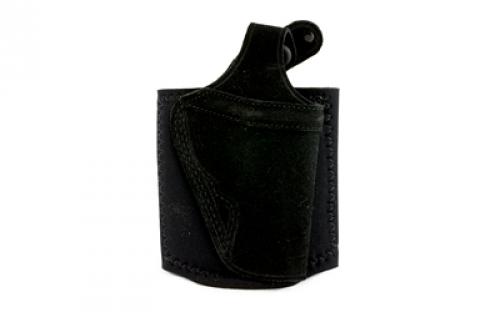 Galco Ankle Lite Ankle Holster, Fits S&W J Frame with 2" Barrel, Right Hand, Black Leather AL160B