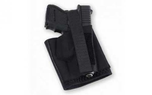 Galco Cop Ankle Band Ankle Holster, Fits Semi Auto Pistols and Double Action Revolvers, Right Hand, Black CAB2L