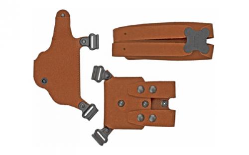 Galco Classic Lite 2.0, Holster, Fits Glock 17, 45, 19X, 23, 26, 34, Right Hand, Natural Leather CL2-224