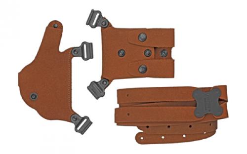 Galco Classic Lite 2.0, Holster, Fits S&W Shield, Mossberg MC1SC, Right Hand, Natural Leather CL2-652