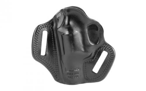 Galco Combat Master Belt Holster, Fits Ruger SP101, Right Hand, Black Leather CM118B