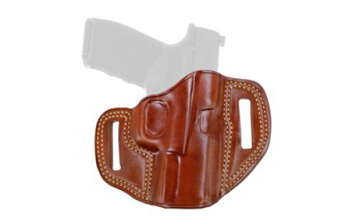 Galco Combat Master Belt Holster, 1 3/4 Belt Loops, Leather, Tan, Fits Springfield Hellcat Pro, Right Hand CM876