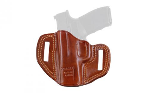 Galco Combat Master Belt Holster, 1 3/4" Belt Loops, Leather, Tan, Fits Springfield Hellcat Pro, Right Hand CM876