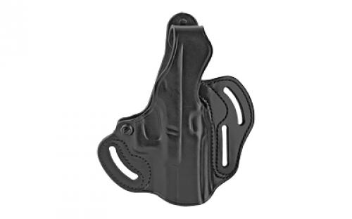 Galco Cop 3 Slot, Holster, Right Hand, Black, 4, Fits Glk19, 23, Premium Steerhide CTS226RB