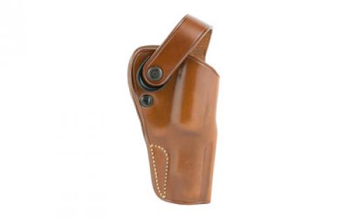 Galco DAO Belt Holster, Fits Taurus Judge 3 Barrel (2.5 Cyl), Right Hand, Tan Leather DAO196