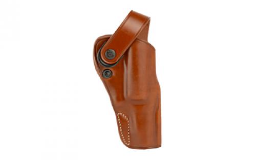 Galco DAO STRONGSIDE/CROSSDRAW Belt Holster, Right Hand, Fits Taurus Judge 3 (3 Cyl), Tan Leather DAO304