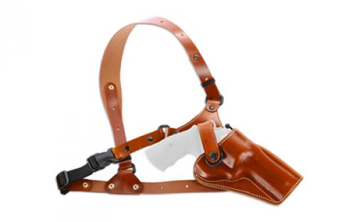 Galco Great Alaskan, Chest Holster, Fits S&W FR .44/Model 29/629, Right Hand, Tan Premium Steerhide GA128