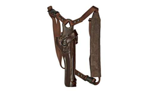 Galco Kodiak Hunter Shoulder Holster, Right Hand, Fits Ruger .357 Blackhawk 7.5/.44 Blackhawk 7.5/.44 Super Blackhawk 7.5/Blackhawk 7.5 w/Scope/Redhawk 7.5/Redhawk 7.5 w/Scope/Super Blackhawk 7.5 w/Scope/Super Redhawk 7.5/Super Redhawk 7.5 w/Scope, S&W N Frame .44 Model 29/629 8.375/N Frame 29/629 8.375 w/Scope, Havana Leather KH130H