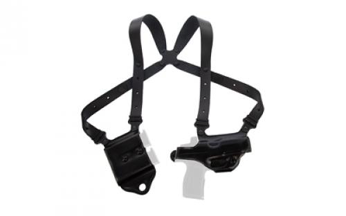 Galco Miami Classic II, Shoulder Holster, Fits Sig Sauer P365,Right Hand, Black Premium Steerhide MCII870RB