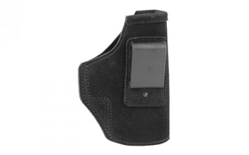 Galco Stow-N-Go Inside The Pant Holster, Fits Springfield XD with 4" Barrel, FN 509, SAR9, and HK VP9, Leather Construction, Matte Finish, Black, Right Hand STO440B