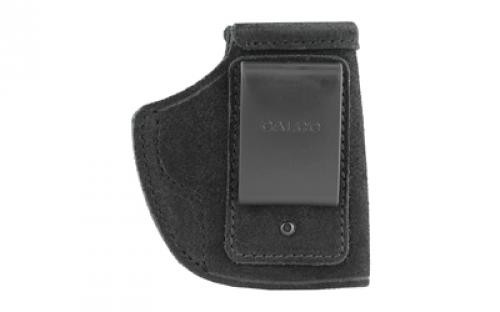 Galco Stow-N-Go Inside The Pant Holster, Fits Glock 42 and Sig P365, Right Hand, Black Leather STO600B