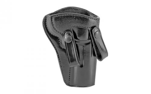 Galco Summer Comfort IWB Holster, Fits Colt King Cobra 4" (PRE-2019), Python 4", Ruger GP100 4", S&W L Frame 586 4", L Frame 686 4", Right Hand, Black Leather SUM104B