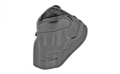 Galco Summer Comfort IWB Holster, Fits Charter Arms Undercover 2, S&W J Frame 36 2, J Frame 60 2 1/8 .357 .38, J Frame 642, J Frame 649 Bodyguard 2, J Frame 340PD, J Frame 640 Cent 2 1/8 .357, J Frame 640 Cent 2 1/8 .38, Taurus 85 2, 85CH 2, Right Hand, Black Leather SUM158B