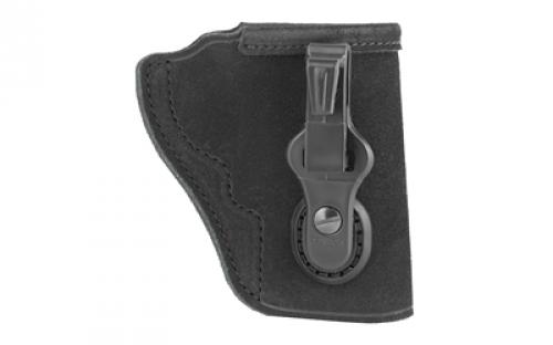 Galco Tuck-N-Go Inside the Pant Holster, Fits S&W J Frame, Ambidextrous, Black Leather TUC158B