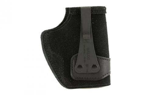 Galco Tuck-N-Go Inside the Pant Holster, Fits S&W M&P Compact, Ambidextrous, Black Leather TUC474B