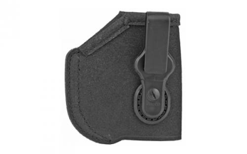 Galco Tuck-N-Go 2.0 Strongside/Crossdraw, Inside Waistband Holster, Ambidextrous, Fits Glock 43 w/TLR6, Black Leather TUC850B