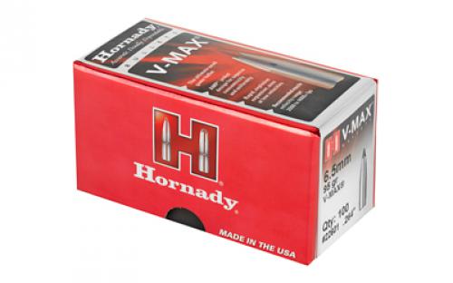 Hornady V-Max, .264 Diameter, 6.5MM, 95 Grain, Ballistic Tip, 100 Count 22601