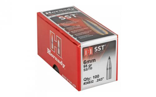 Hornady SST, .243 Diameter, 6MM/243 Winchester, 95 Grain, Ballistic Tip, 100 Count 24532