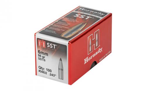 Hornady SST, .243 Diameter, 6MM/243 Winchester, 95 Grain, Ballistic Tip, 100 Count 24532