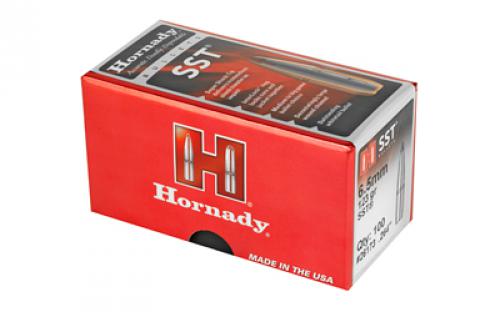 Hornady SST, .264 Diameter, 6.5MM, 123 Grain, Ballistic Tip, 100 Count 26173