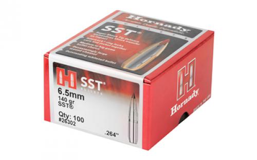 Hornady SST, .264 Diameter, 6.5MM, 140 Grain, Ballistic Tip, 100 Count 26302