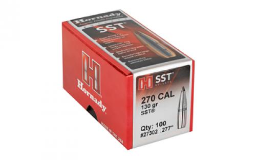 Hornady SST, .277 Diameter. 270 Caliber, 130 Grain, Ballistic Tip, 100 Count 27302