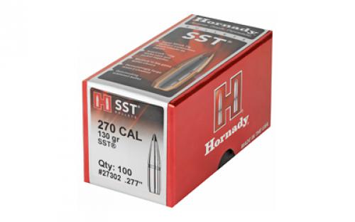 Hornady SST, .277 Diameter. 270 Caliber, 130 Grain, Ballistic Tip, 100 Count 27302