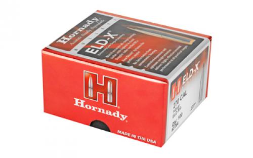 Hornady ELD-X, .277 Diameter. 270 Caliber, 145 Grain, Ballistic Tip, 100 Count 27356