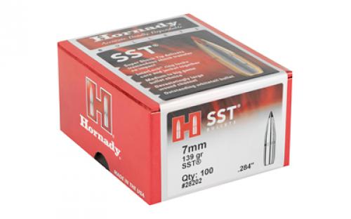 Hornady SST, .284 Diameter, 7MM, 139 Grain, Ballistic Tip, 100 Count 28202