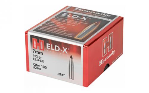 Hornady ELD-X, .284 Diameter, 7MM, 162 Grain, Ballistic Tip, 100 Count 2840