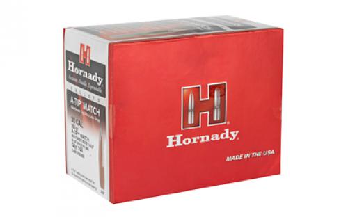 Hornady A-Tip Match, .308 Caliber, 30 Caliber, 250 Grain, Ballistic Tip, 100 Count 3092