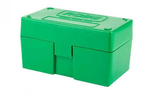 RCBS Medium Rifle Ammo Box, For 22 Savage, 22-250, 243 Win, 6MM, Green 86902