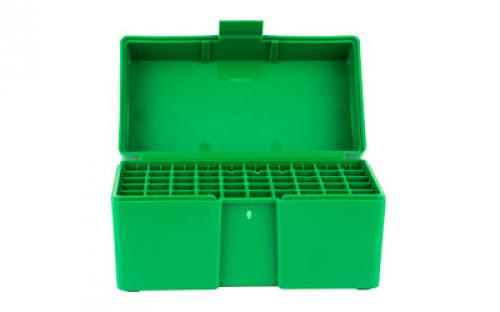 RCBS Medium Rifle Ammo Box, For 22 Savage, 22-250, 243 Win, 6MM, Green 86902