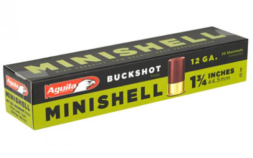 Aguila Ammunition Minishell, 12GA175, Buckshot, 20 Round Box 1CHB1288