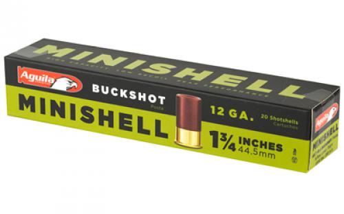 Aguila Ammunition Minishell, 12GA175, Buckshot, 20 Round Box 1CHB1288