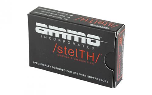 Ammo Inc Subsonic, 300 Blackout, 220 Grain, Total Metal Coating, 20 Round Box 300B220TMC-STL-A20