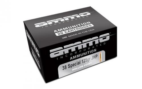 Ammo Inc Signature, 38 Special, 125 Grain, Jacketed Hollow Point, 20 Round Box 38125JHP-A20