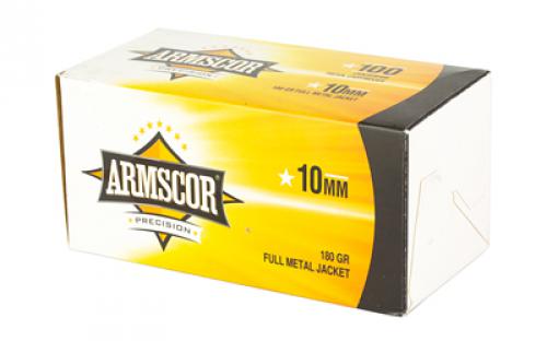 Armscor Ammo, 10MM, 180 Grain, Full Metal Jacket, 100 Round Box 50440