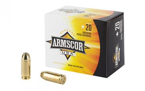 Armscor 40 S&W, 180 Grain, Jacketed Hollow Point, 20 Round Box AC40-3N