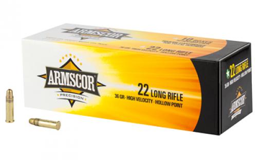 Armscor Ammo, 22LR, 36 Grain, Hollow Point, Hi-Velocity, 50 Round Box 50015PH