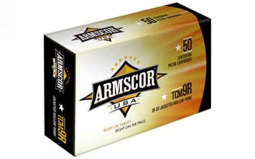 Armscor 22TCM9R, 39 Grain, Jacketed Hollow Point, 50 Round Box FAC22TCMNR-1N