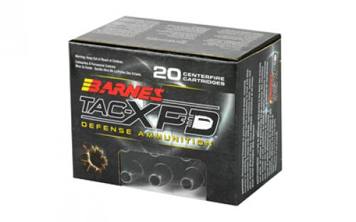 Barnes TAC-XPD, 357 MAG, 125 Grain, TAC-XP, Hollow Point, Lead Free, 20 Round Box, California Certified Nonlead Ammunition 21550