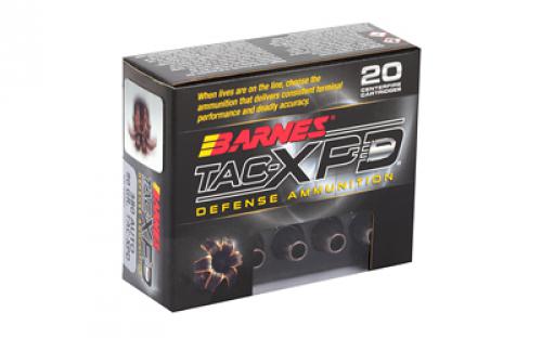 Barnes TAC-XPD, 380ACP, 80 Grain, TAC-XP, Hollow Point, Lead Free, 20 Round Box, California Certified Nonlead Ammunition 21552