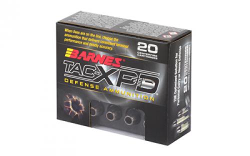 Barnes TAC-XPD, 380ACP, 80 Grain, TAC-XP, Hollow Point, Lead Free, 20 Round Box, California Certified Nonlead Ammunition 21552