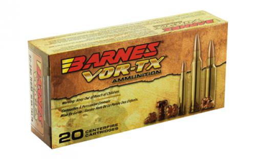 Barnes VOR-TX, 22-250, 50 Grain, Triple Shock X, Lead Free, 20 Round Box, California Certified Nonlead Ammunition 22008