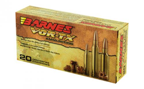 Barnes VOR-TX, 22-250, 50 Grain, Triple Shock X, Lead Free, 20 Round Box, California Certified Nonlead Ammunition 22008