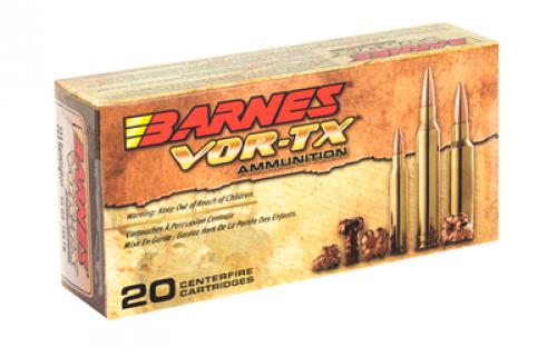 Barnes VOR-TX, 223 Rem, 55 Grain, Triple Shock X, Lead Free, 20 Round Box, California Certified Nonlead Ammunition 21520