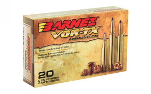 Barnes VOR-TX, 270WIN, 130 Grain, Tipped Triple Shock X, Boat Tail, Lead Free, 20 Round Box, California Certified Nonlead Ammunition 21524